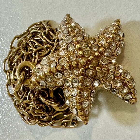 JCrew Crystal Starfish Necklace - Picture 4 of 4